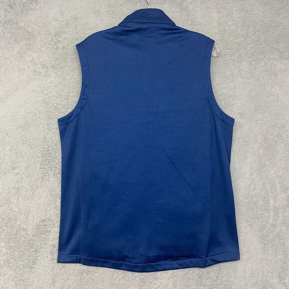 Ben Hogan Jacket Womens Small Blue Vest Mixed Media Full Zip Mock Neck Golf - Picture 6 of 7